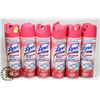 Image 1 : LOT OF 6 LYSOL BATHROOM FOAM CLEANER