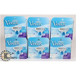 LOT OF 4 NEW GILLETTE VENUS SWIRL KITS.