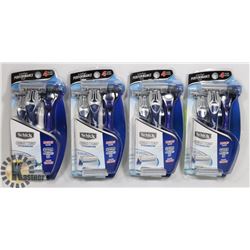 LOT OF SCHICKS QUATTRO TITANIUM RAZORS.