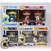 Image 1 : LOT OF 6 ASSORTED FUNKO POP VINYL FIGURES.
