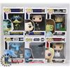 Image 1 : LOT OF 6 ASSORTED FUNKO POP VINYL FIGURES.