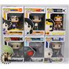 Image 1 : LOT OF 6 ASSORTED FUNKO POP VINYL FIGURES.
