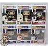 Image 1 : LOT OF 6 ASSORTED FUNKO POP VINYL FIGURES.