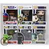 Image 1 : LOT OF 6 ASSORTED FUNKO POP VINYL FIGURES.