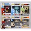 Image 1 : LOT OF 6 ASSORTED FUNKO POP VINYL FIGURES.