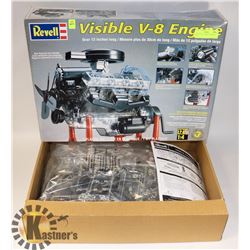 REVELL 2011 VISIBLE V-8 ENGINE 1:14