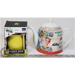 NEW VINTAGE KELLOGG'S TEA POT