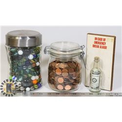 VINTAGE LARGE GLASS CONTAINER