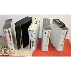 LOT OF XBOX'S AND PLAYSTATION3 (AS IS.)