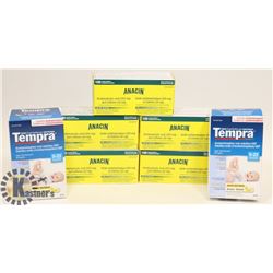 LOT OF ANACIN AND TEMPRA