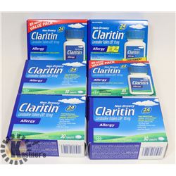 LOT OF CLARITIN ALLERGY RELIEF TABLETS