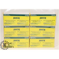 LOT OF 6 ANACIN KITS