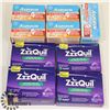 Image 1 : LOT OF ASPIRIN AND NYQUIL LIQUICAPS.