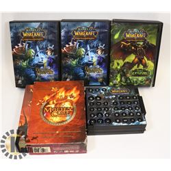 A LOT WORLD CRAFT TRADING CARD KITS
