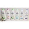 Image 1 : LOT ASSORTED DOVE SCENTED BODY WASH