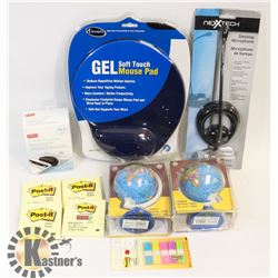 NEW OFFICE/HOME SUPPLIES (2) DESK TOP