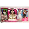 Image 1 : LOT OF 4 NEW ASSORTED BARBIES.