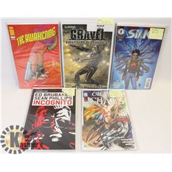 LOT OF4 MINI SERIES COMICS AND RUNS.