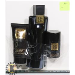 BORA BORA MEN'S COLOGNE, SKIN SOOTHER AND DEODORANT.