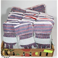 LARGE FLAT OF LINED WORK GLOVES