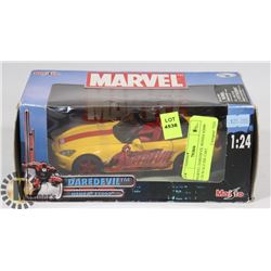 MARVEL DAREDEVIL HONDA S2000 1:24 SCALE DIE CAST.