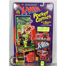 SEALED XMEN POCKET COMIC SPY MISSION PLAYSET.