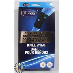 ADJUSTABLE COMPRESSION KNEE WRAP