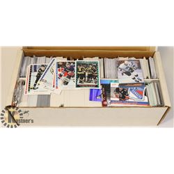 BOX OF HOCKEY CARDS.