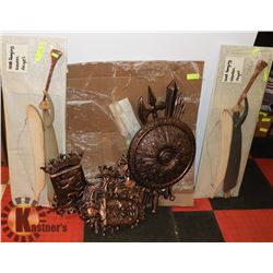 COPPER CRAFT STYLE WALL ART + WALL HANGING ANGELS