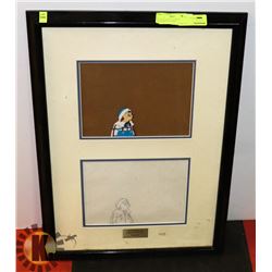 20 X 24 RAGGETY ANDYCBS ORIGINAL CELL FRAMED