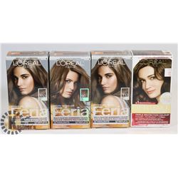 LOT OF LOREAL HAIR DYE PRODUCT.