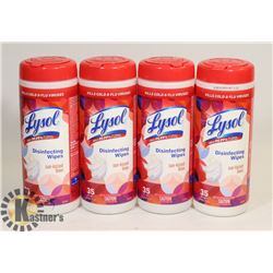 LOT OF NEW LYSOL DISINFECTING WIPES.