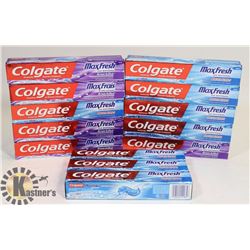 LOT OF NEW TOOTHPASTE.