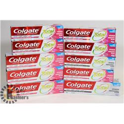 LOT OF NEW TOOTHPASTE.
