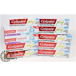 LOT OF NEW TOOTHPASTE