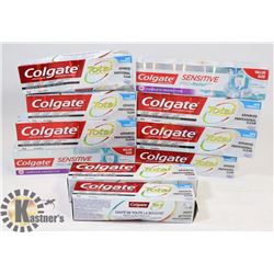 LOT OF NEW TOOTHPASTE