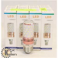 LOT OF 12 NEW LED LIGHT BULBS - 6000K