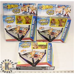 LOT OF RUMBLERS LAUNCH OFF THE ROPES COLLECTIBLES