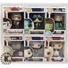 Image 1 : LOT OF 6 ASSORTED FUNKO POP VINYL FIGURES.