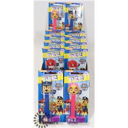 CASE OF12 PAW PATROL PEZ DISPENSERS