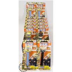 CASE OF 12 DESPICABLE ME PEZ DISPENSERS