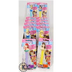 CASE OF 12 PRINCESS PEZ DISPENSERS