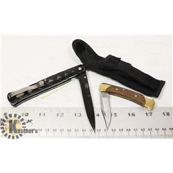 MTECH USA 8.5" BLACK STAINLESS STEEL STILETTO