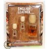 Image 1 : MEN'S ENGLISH LEATHER 3 PIECE GIFT SET BY DONA