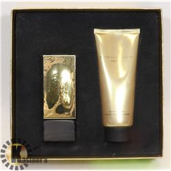 WOMAN'S 2 PIECE DONNA KARAN GOLD GIFT SET