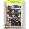 Image 1 : KELLY HRUDEY OPEECHEE AUTOGRAPHED HOCKEY CARD.