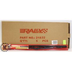 PACK OF 5 NEW 22" ULTRA VISION WIPER BLADES