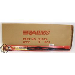 PACK OF 5 NEW 24" ULTRA VISION WIPER BLADES