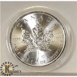 2018 CANADIAN 1 OUNCE .999 FINE SILVER $5 COIN.