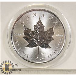 2018 CANADIAN 1 OUNCE .999 FINE SILVER $5 COIN.